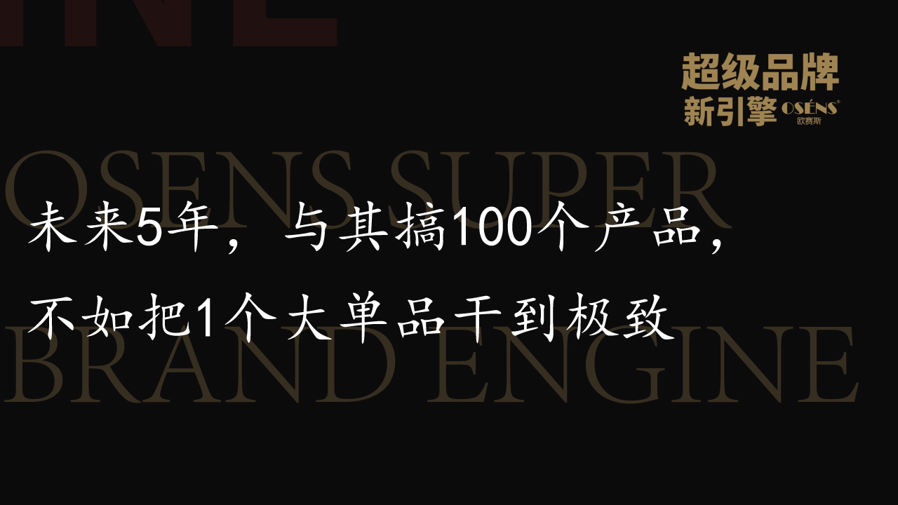 未来5年，与其搞100个产品，不如把1个大单品干到极致