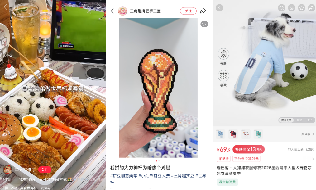 谁在小红书上看世界杯？
