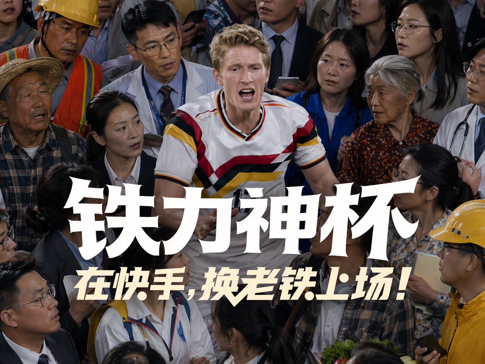 快手「铁力神杯」AI短片：在快手，换老铁上场！