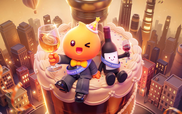 这次淘宝生日会,开了瓶同龄酒
