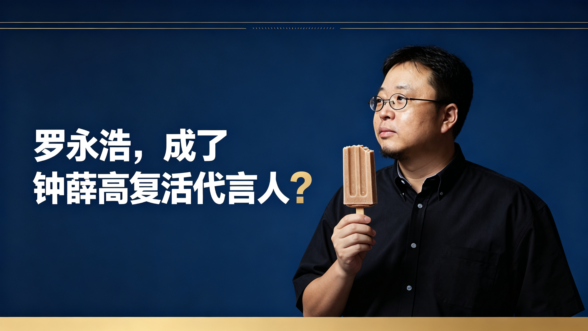 罗永浩的吐槽，竟然是钟薛高的广子？