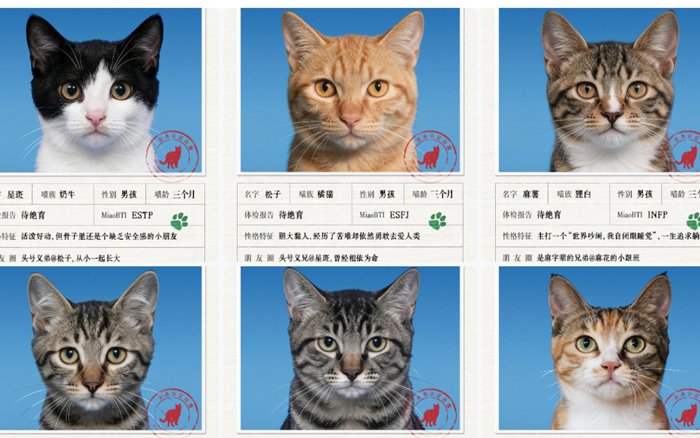 金典公益：一张猫咪证件照， 帮小流浪真正落户