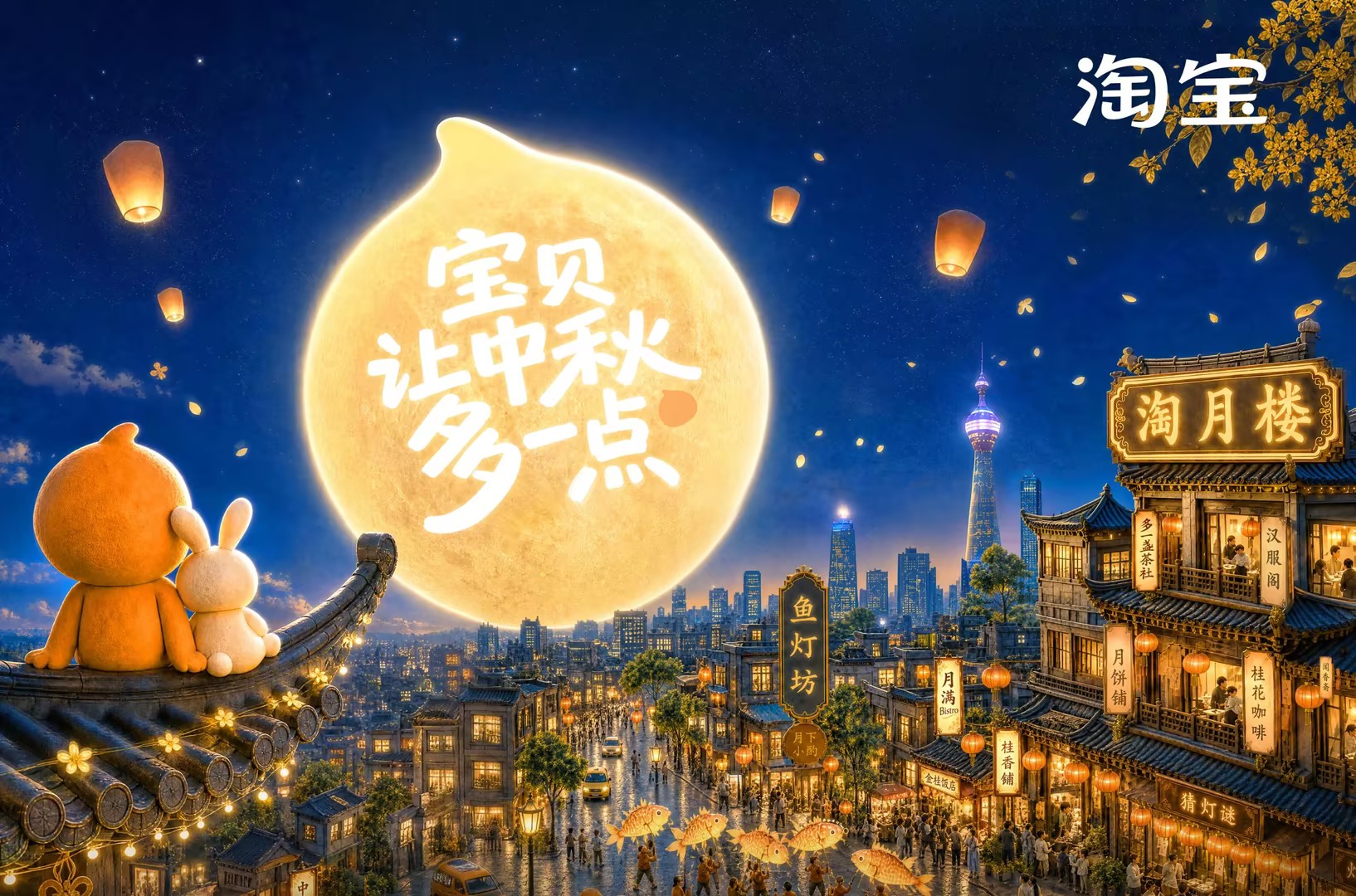 月亮悄悄长了个角，淘宝让中秋多了一点什么？