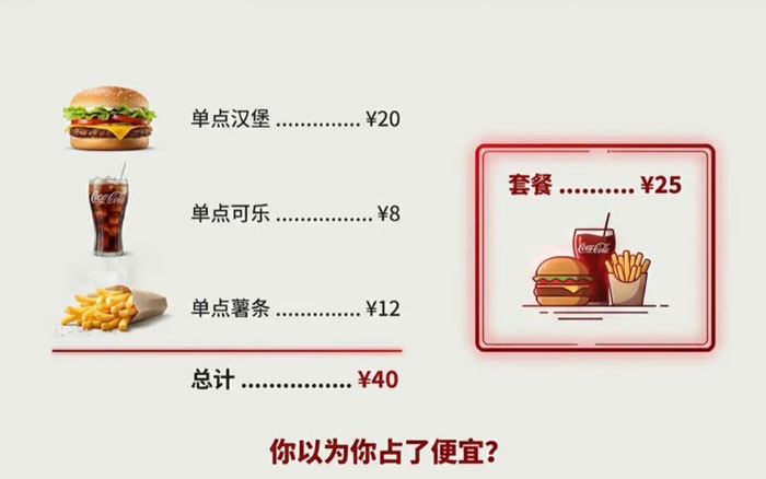 买汉堡为什么非得带一杯可乐