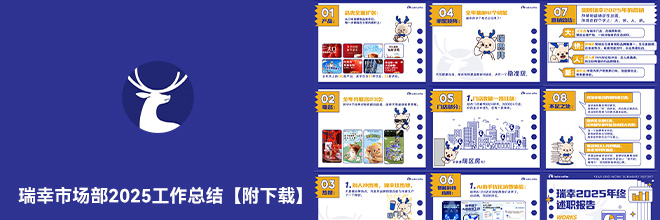 瑞幸市场部2025工作总结【附下载】 瑞幸市场部2025工作总结【附下载】