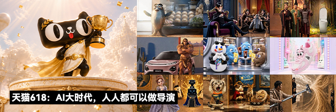 天猫618：AI大时代，人人都可以做导演