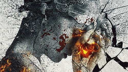 gif动画太震撼了一位盲人设计师可以把图片p成这样