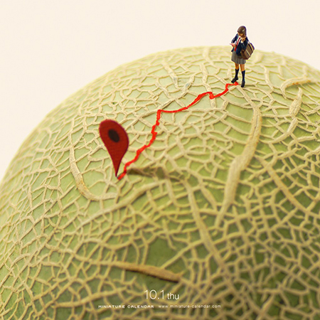 微缩摄影师tanaka tatsuya镜头下的"小人"世界,持续5年每天拍摄