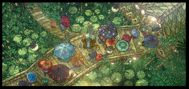 《疯狂动物城》150余张场景设计原画手稿曝光,张张惊艳!