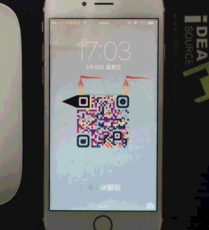 二维码结合现在流行的live photo     "等下 我打开微信,我,头像,我的