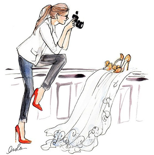 这些气场强大的时尚插画,你看到的是对生活的自信和傲娇