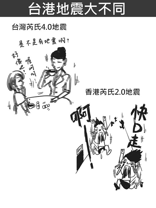 一组有趣的漫画港台大不同香港人和台湾人压根是两种生物