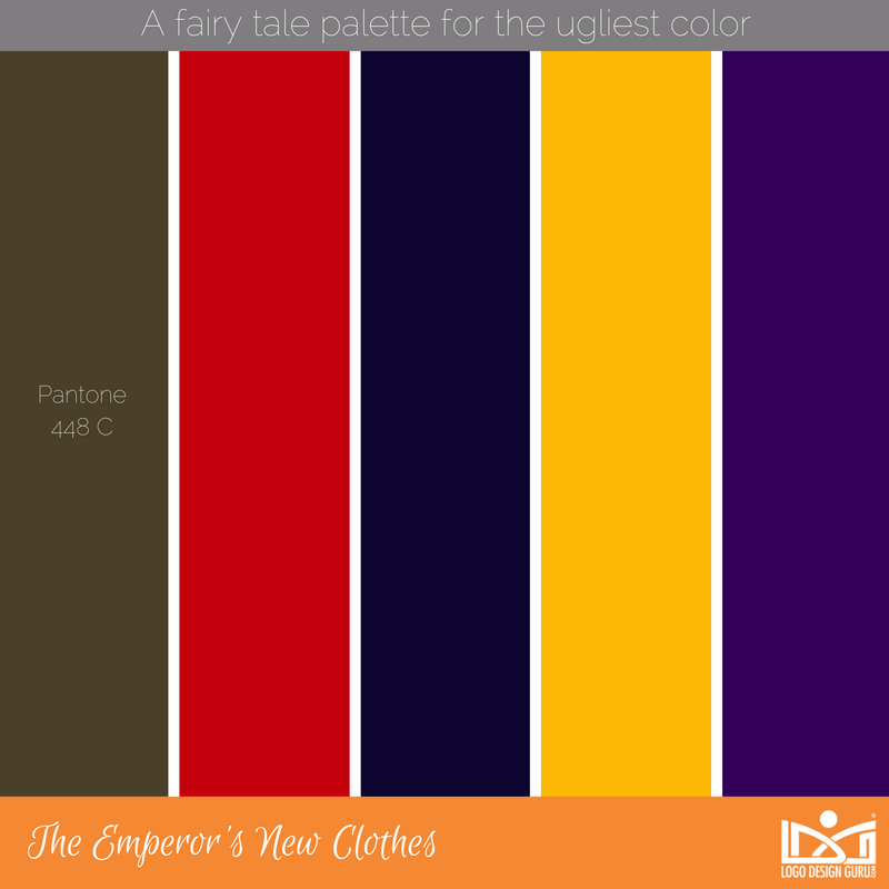 《杰克与魔豆》等,出了一份以pantone 448 c为主的配色图