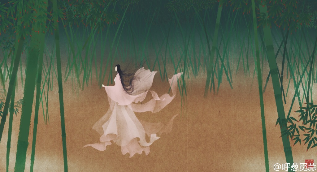 这位爱画无脸男的插画师让中国风美出了新高度
