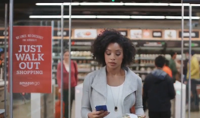 亚马逊玩超市黑科技,说让顾客拿完就走,完美解