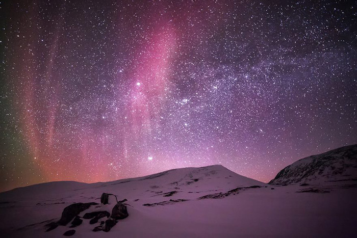 美到窒息的极光驯鹿雪景这个冬日一起去圣诞老人故乡吧