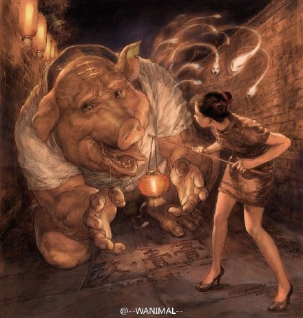 硬派画匠刘冬子作品展东方猴子燃爆了