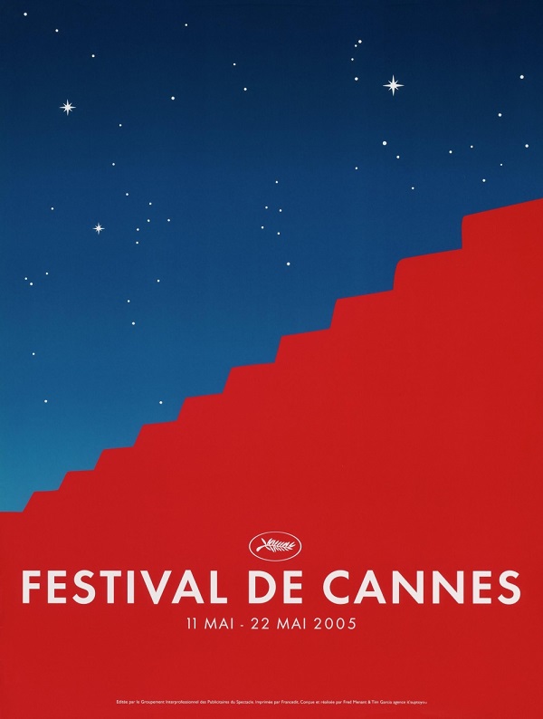 海报由德里克·梅农设计的"蓝星空红地毯".