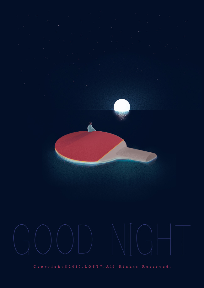 lost7的治愈系插画,送给每天劳碌奔波的你