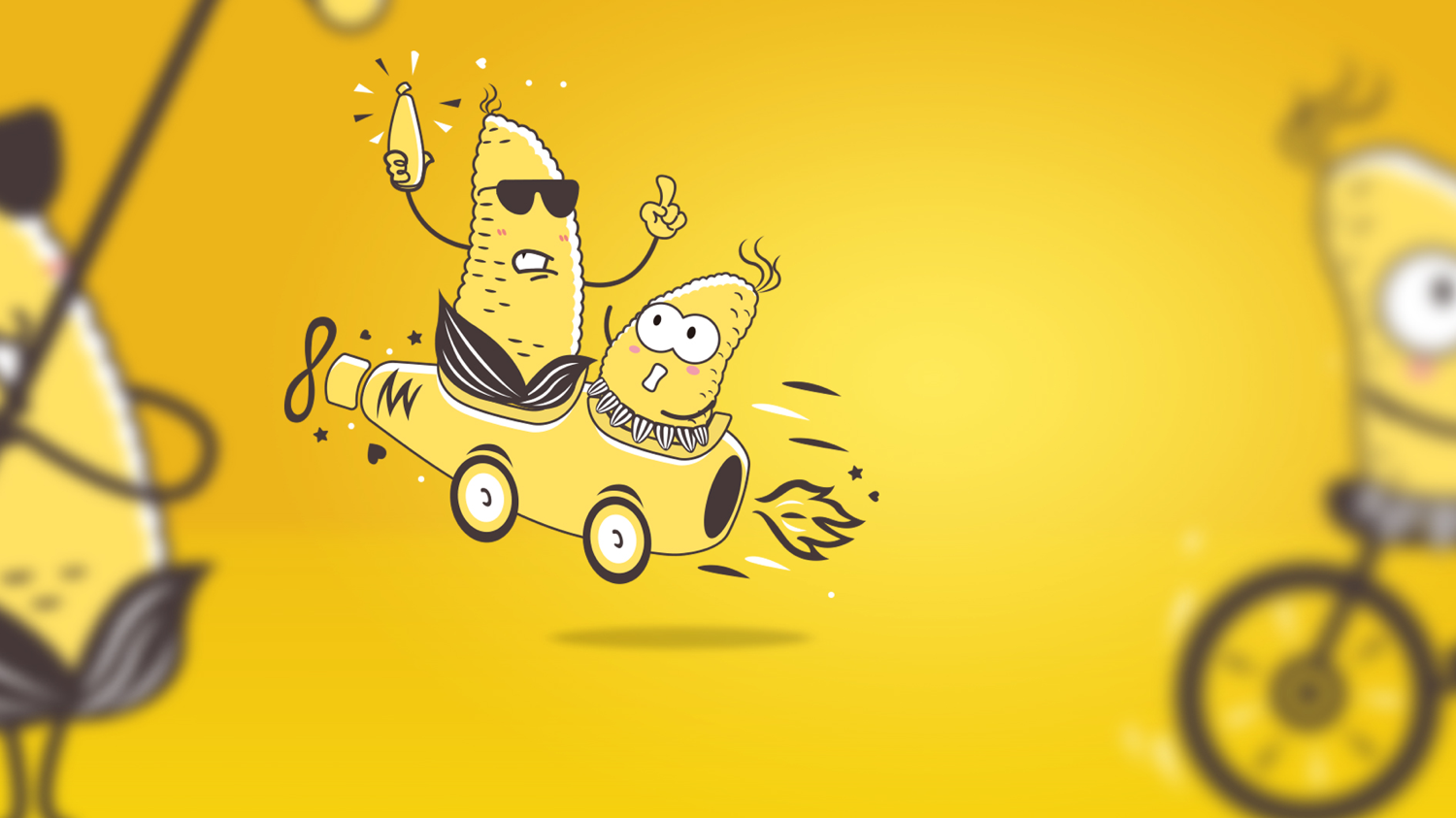 几粒玉米汁;#几粒就健康，营养有粒量#品牌形象包装合集 - 数英