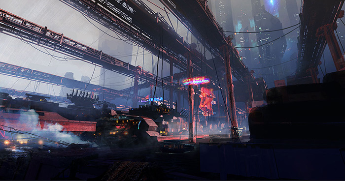 他设计了《银翼杀手2049》的概念图,每一张都叹为观止!