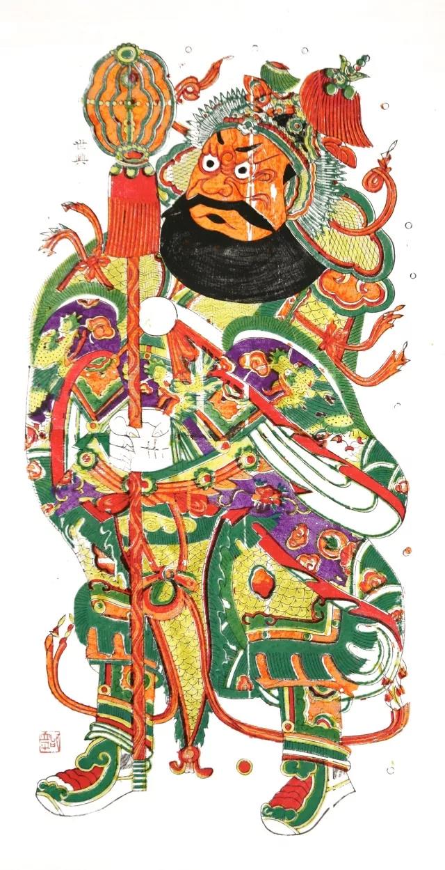 门窗上的老传统:凤翔木版年画