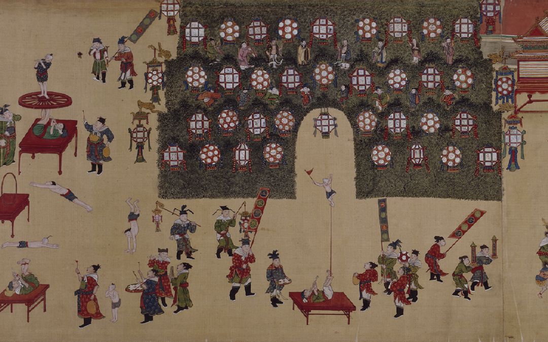 《明宪宗元宵行乐图》位于上海的这幅让人感受到浓浓的中国味儿每一处