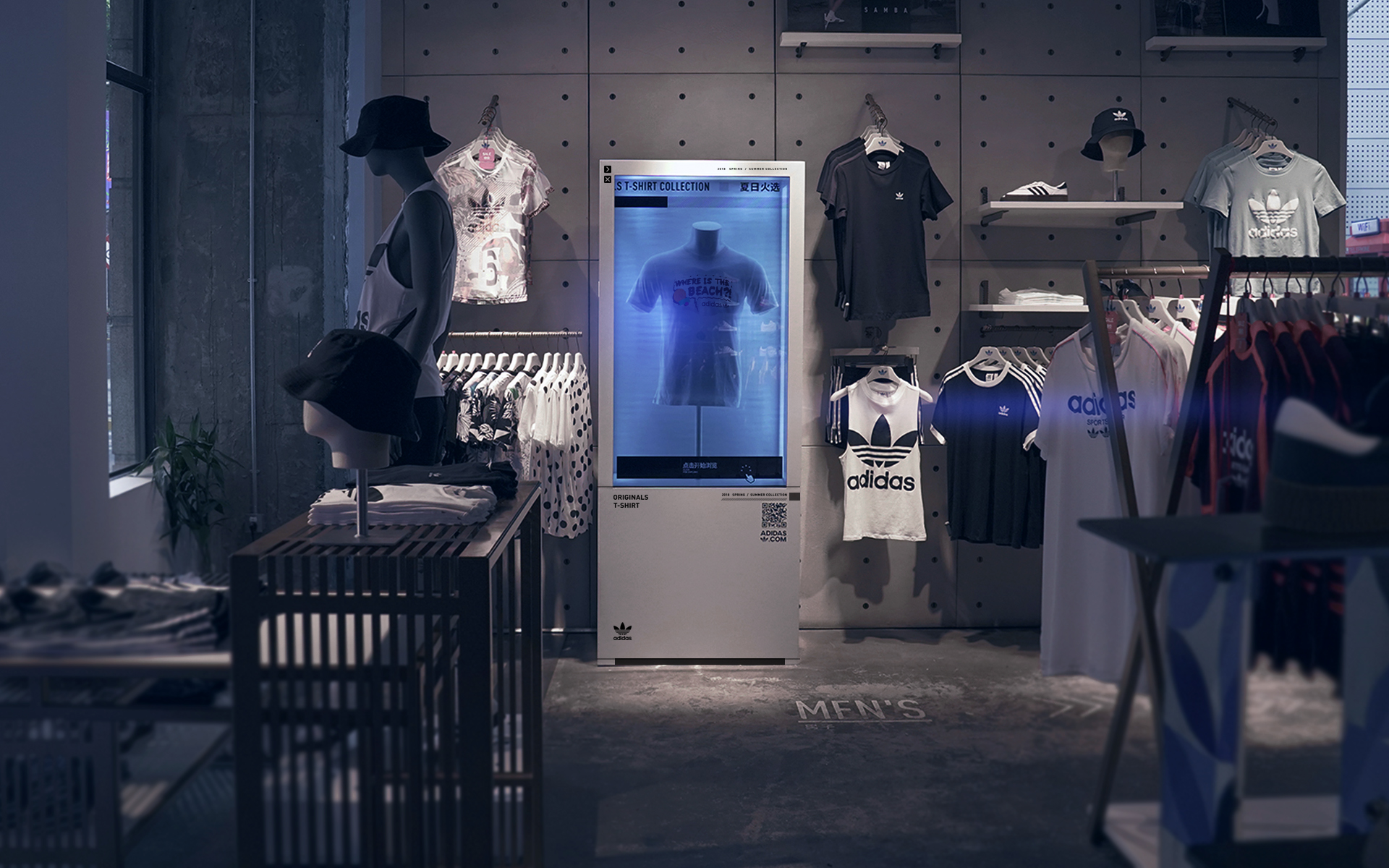 adidas无限橱窗innobox超常识购物体验