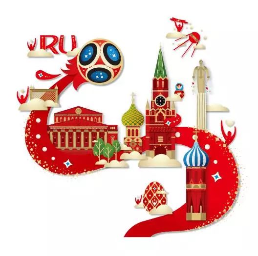 2018俄罗斯世界杯视觉设计（完整版）！