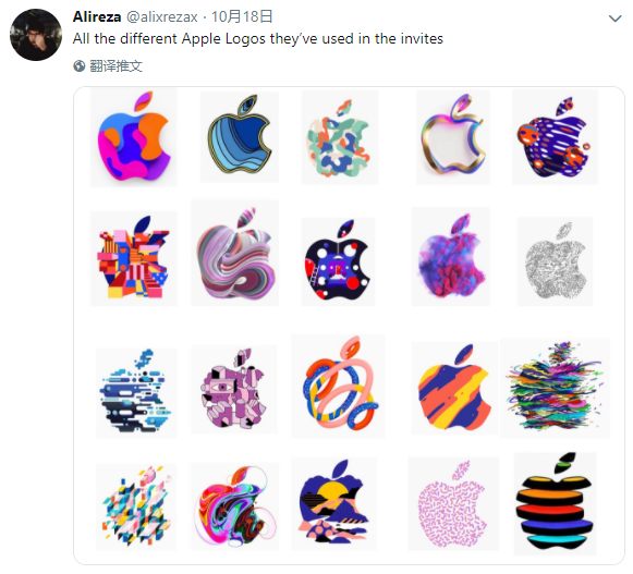 苹果十月发布会，一次制作了370种logo【下载】