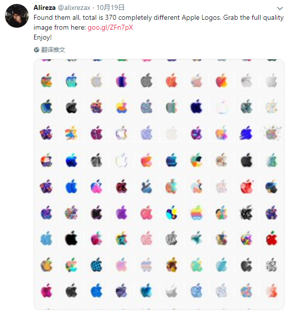苹果十月发布会，一次制作了370种logo【下载】