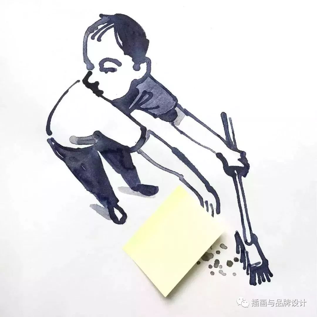 大叔的创意插画火遍全球,内心OS却是:玩创意真的很痛苦!