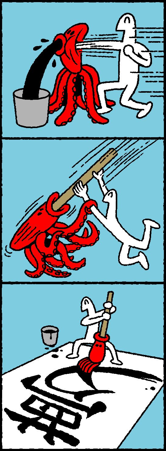 推特日本漫画家的荒诞漫画,脑洞突破天际!