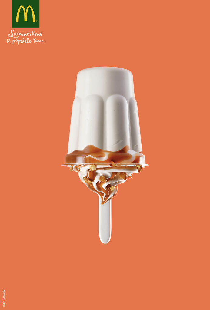 这些一点都不套路的冰淇淋广告得舔着看才过瘾