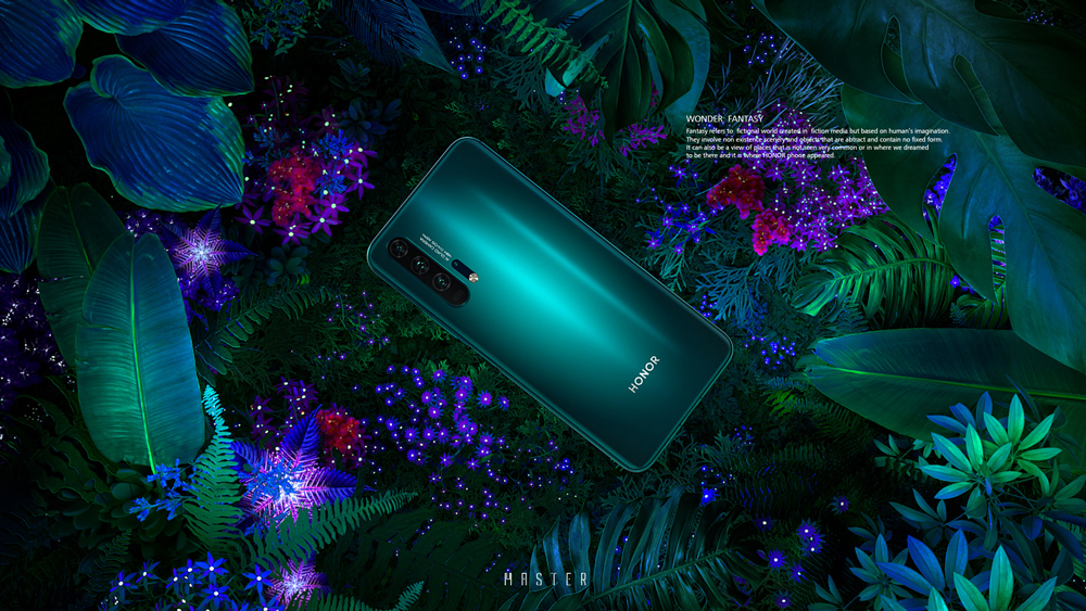 华为荣耀20韩国广告:大自然的奇迹,超现实之美