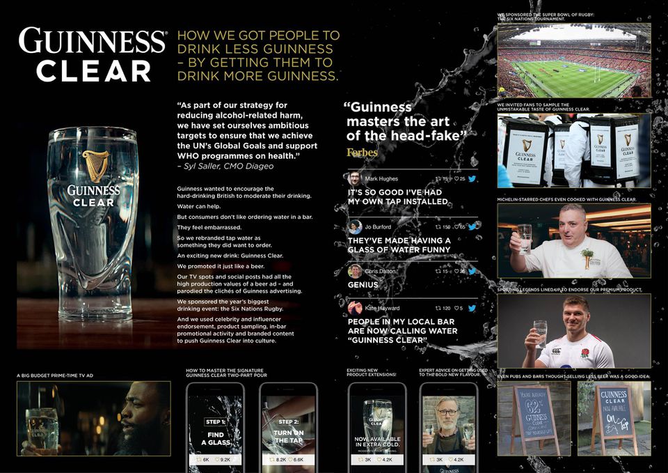 为了饮酒健康黑啤品牌guinness拍了支自来水广告