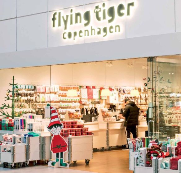 而是真有这样一个存在,它就是来自丹麦的杂货品牌flying tiger,人称"