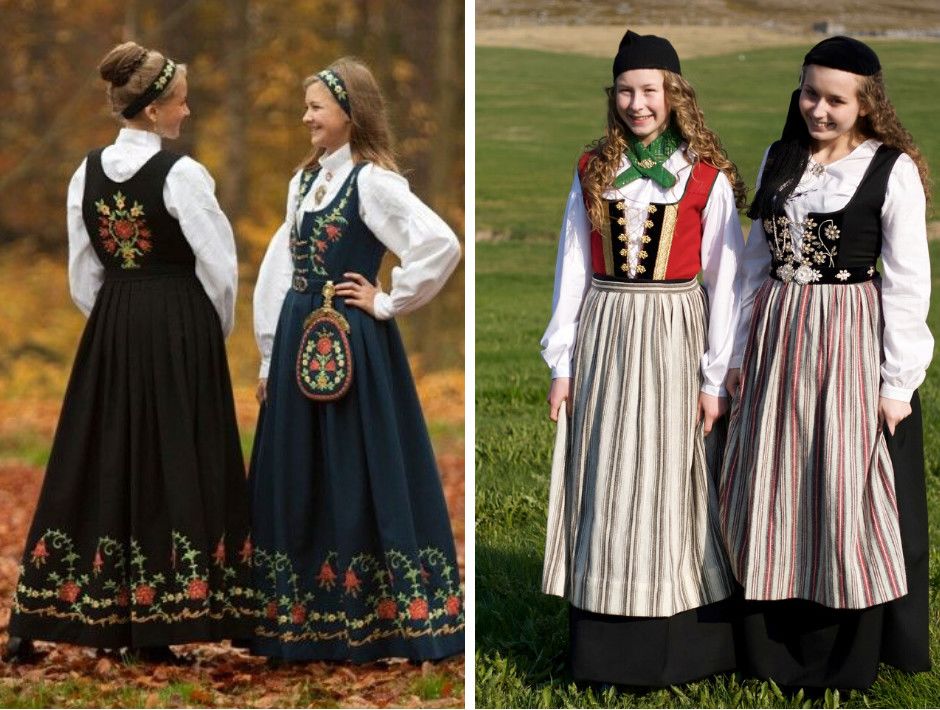 挪威和冰岛传统服装 16,电影的服装设计团队为安娜的衣