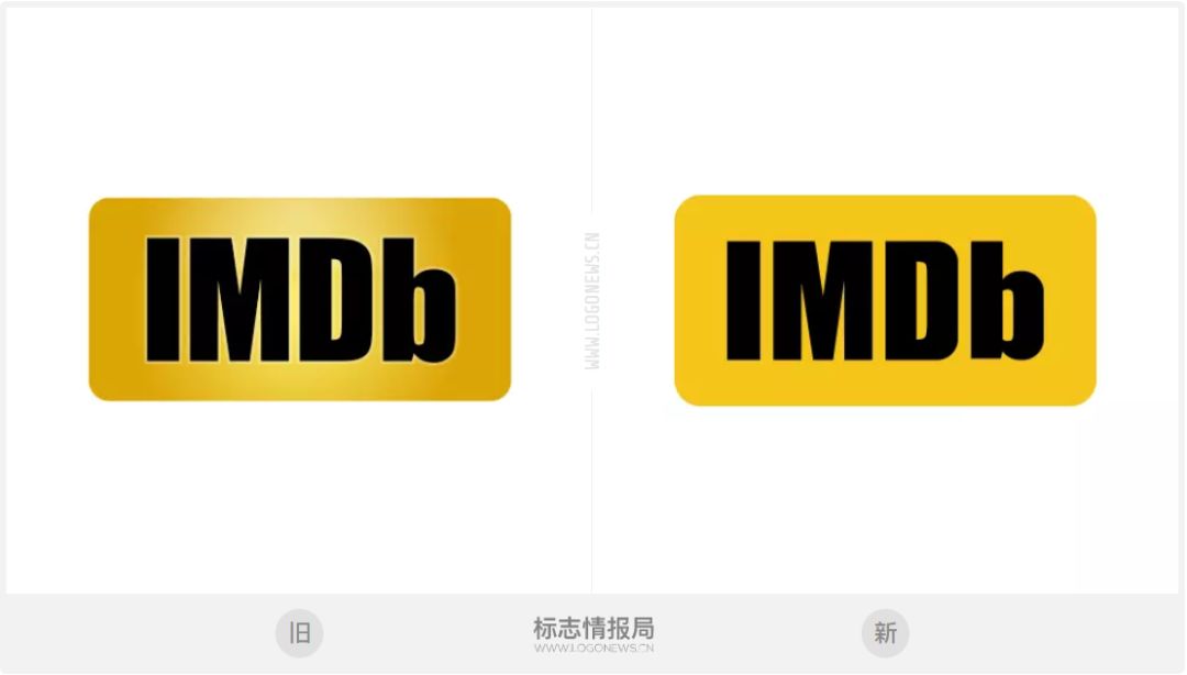 電影評分鼻祖imdb更新logo和界面設計更扁平了