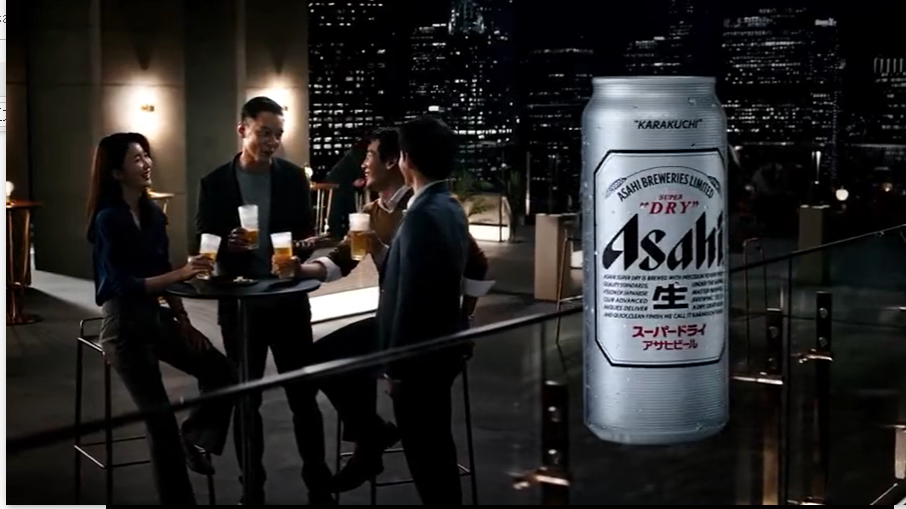 asahi super dry系列海报brand 品牌/广告主asahi 朝日啤酒出:159*