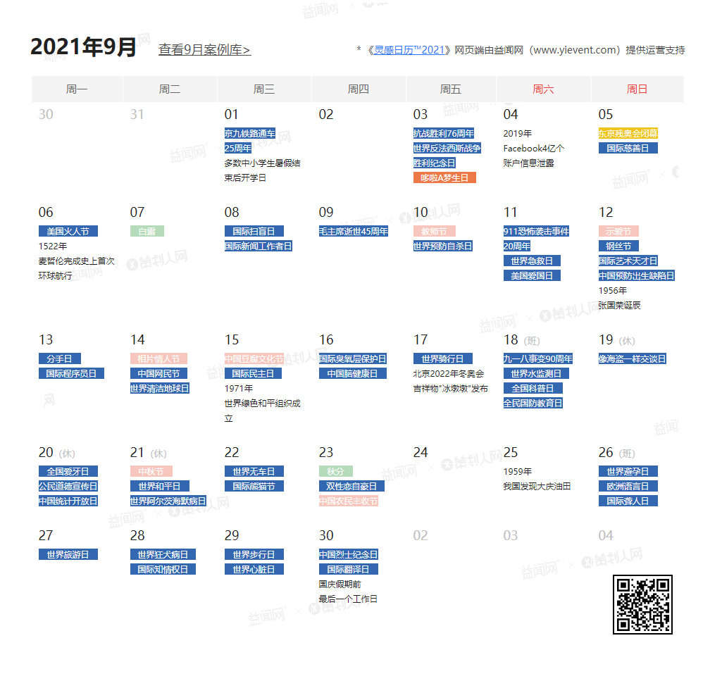 日历 吐血整理的500+热点，你准备好了吗？(图14)