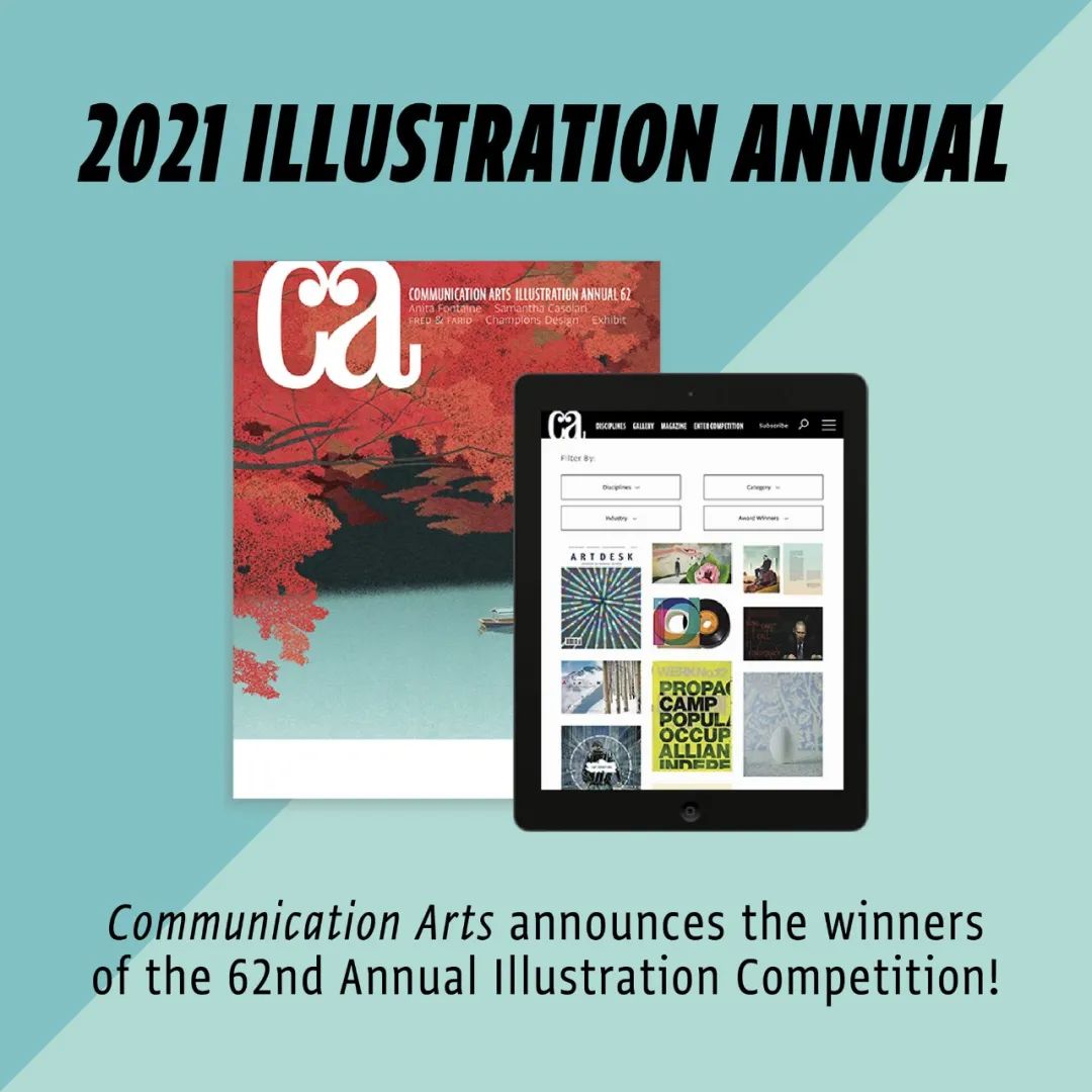 2021 Communication Arts插画大赛获奖名单公布，120+卓越奖作品