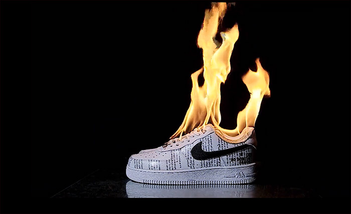我们做了一双假鞋后烧了把残骸寄到耐克总部
