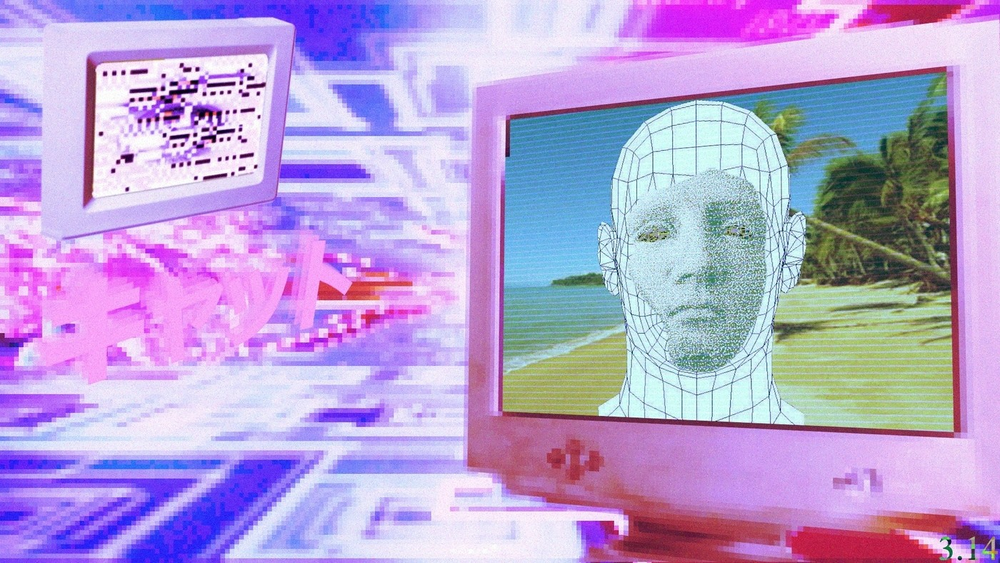 4g初代网民用蒸汽波来怀旧的丑设计凭什么火了10年