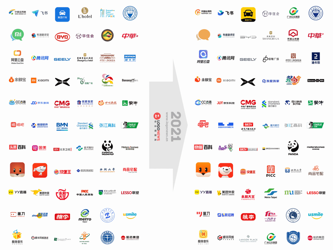 独家盘点:2021年国内最值得关注的100个新Logo - 数英