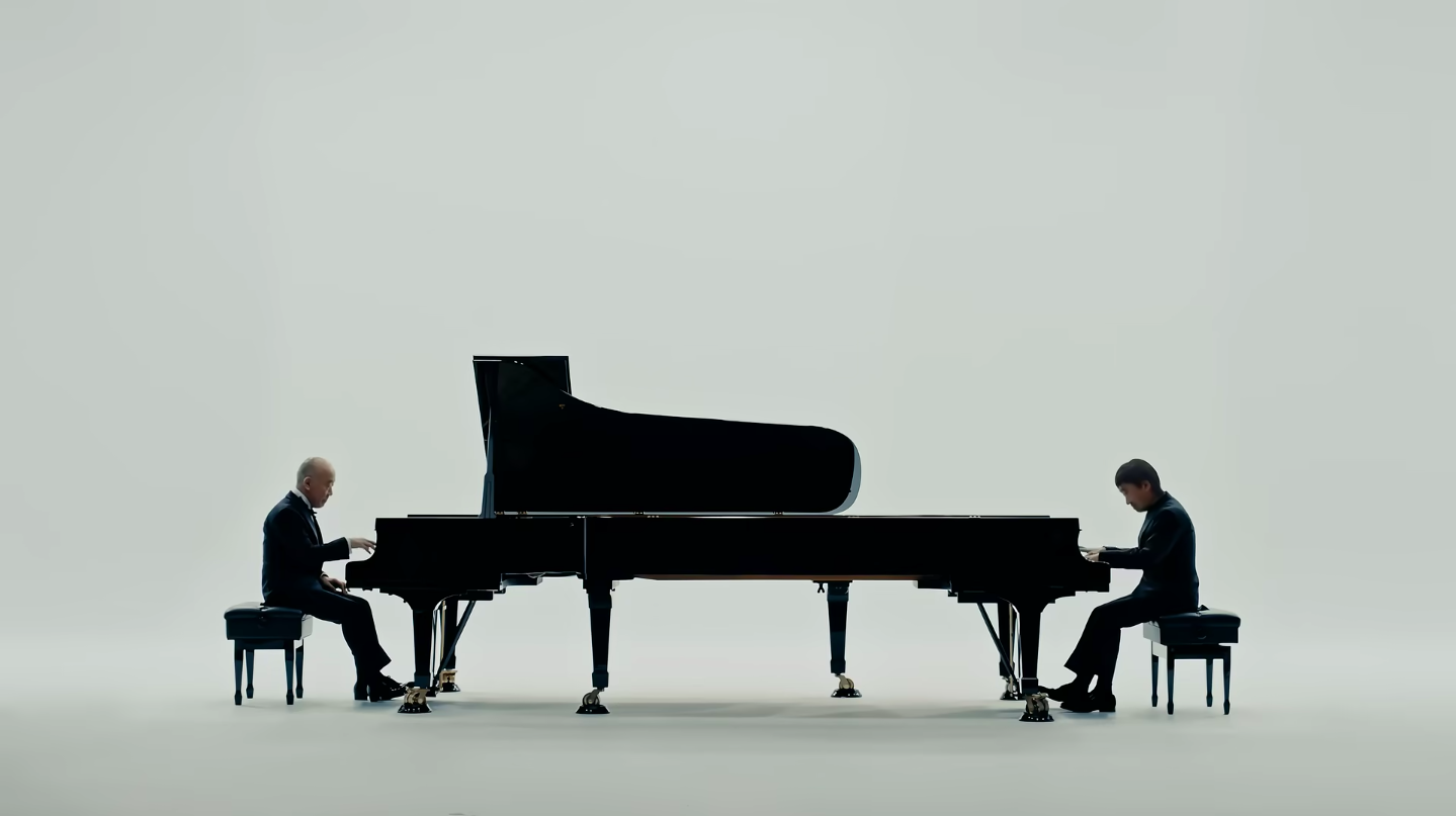 oppo72岁久石让36岁久石让双钢琴演奏summer