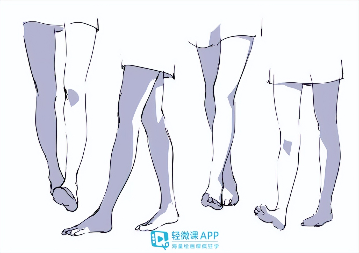 人物的腿怎么画？正确绘画人物腿部！ - 哔哩哔哩