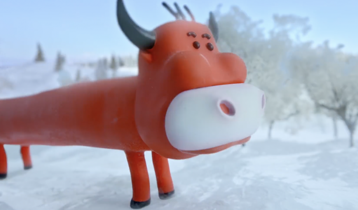 虽然是只憨憨牛,不代表人家就没有萌点细节了,一个个微小的制作都给