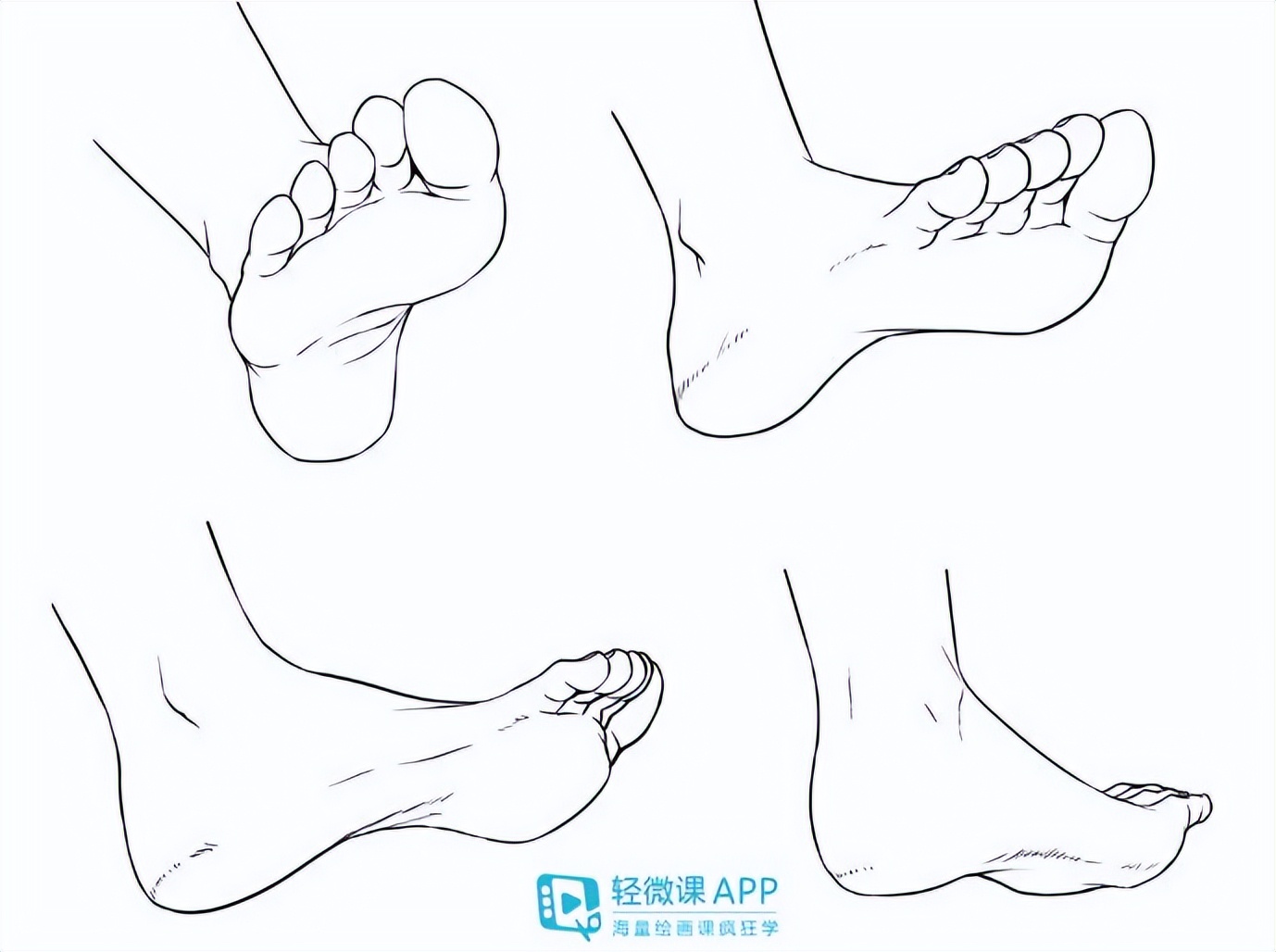 动漫人物的腿脚怎么画？_cgwang_绘学霸