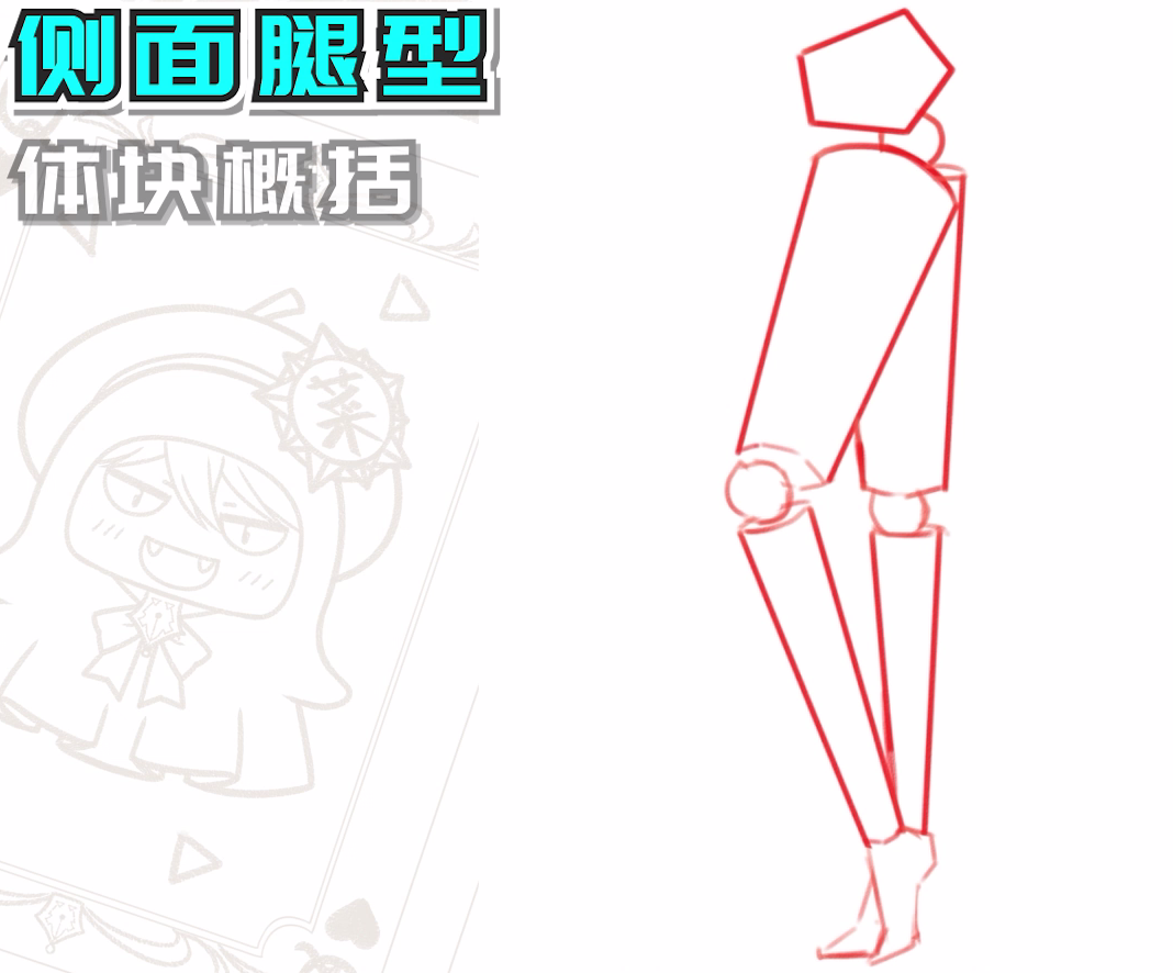 怎么画人物腿部结构？漫画绘画腿部画法 - 数英
